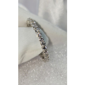 Каблучка із білого золота у стилі Tiffany з діамантами 0,930 ct